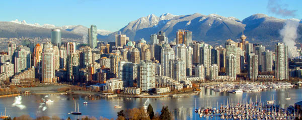 Vancouver Panorama in Winter