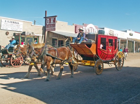 Stagecoach in Tombstone Arizona